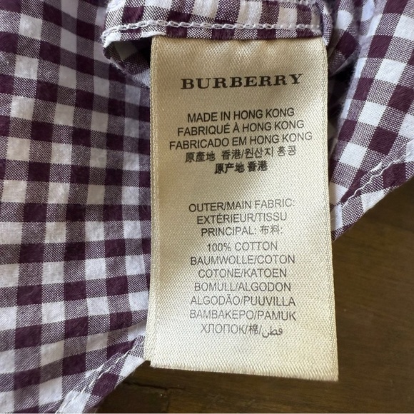 Burberry Button Up Long Sleeve Shirt - Picture 8 of 11